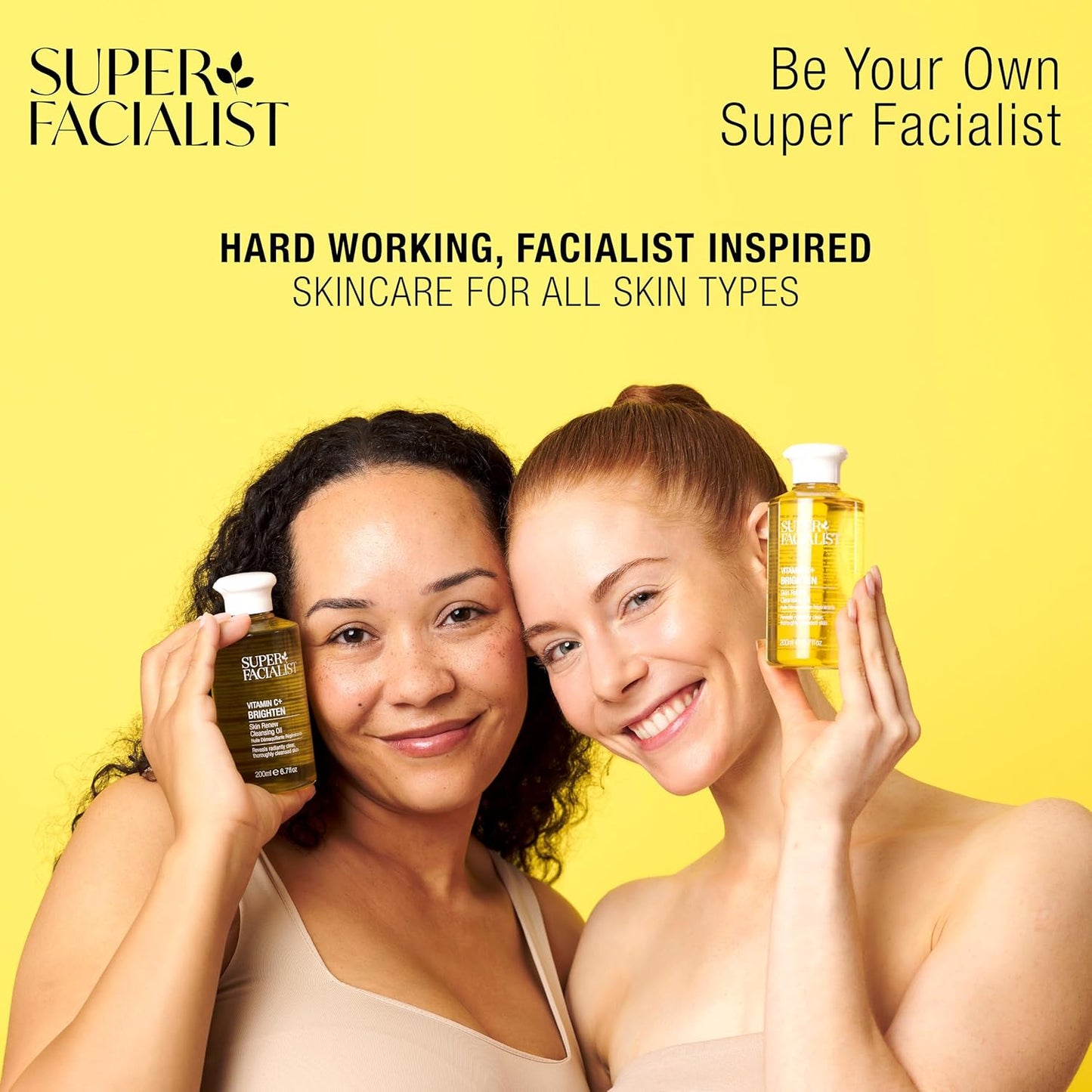 Super Facialist Vitamin C + Caffeine Under Eye Cream - Dark Circle Treatment & Puffiness Relief | 0.5 oz