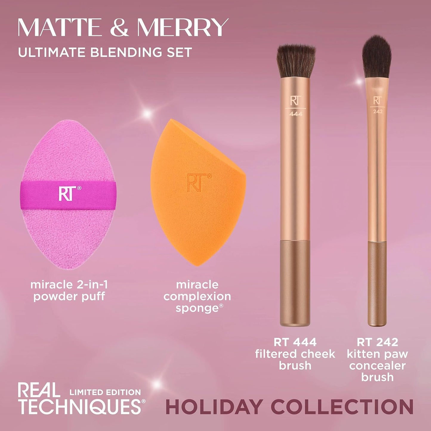 Real Techniques Expert Concealer Brush, Conceal Under Eyes & Cover Blemishes, Makeup Brush For Blending Liquid & Cream Concealer, Brighten Dark Circles, Cruelty-Free, Soft Bristles, 1 Count