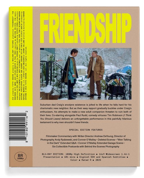 Friendship Blu-ray - Heartwarming Story of Bonds and Connections | Perfect Gift for Friends