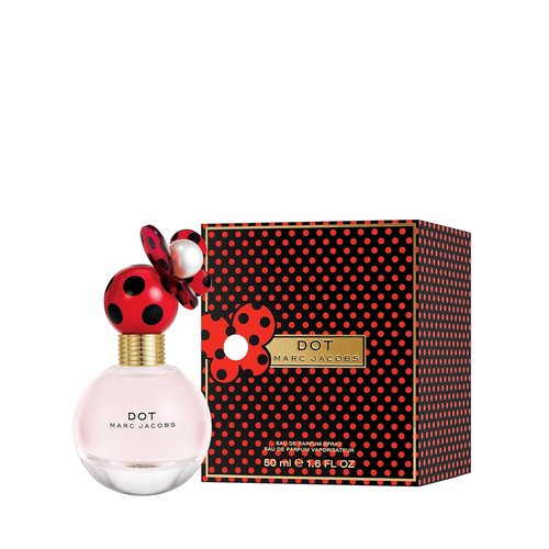 Marc Jacobs Dot Eau de Parfum - Floral Women's Fragrance with Red Berries, Jasmine & Vanilla