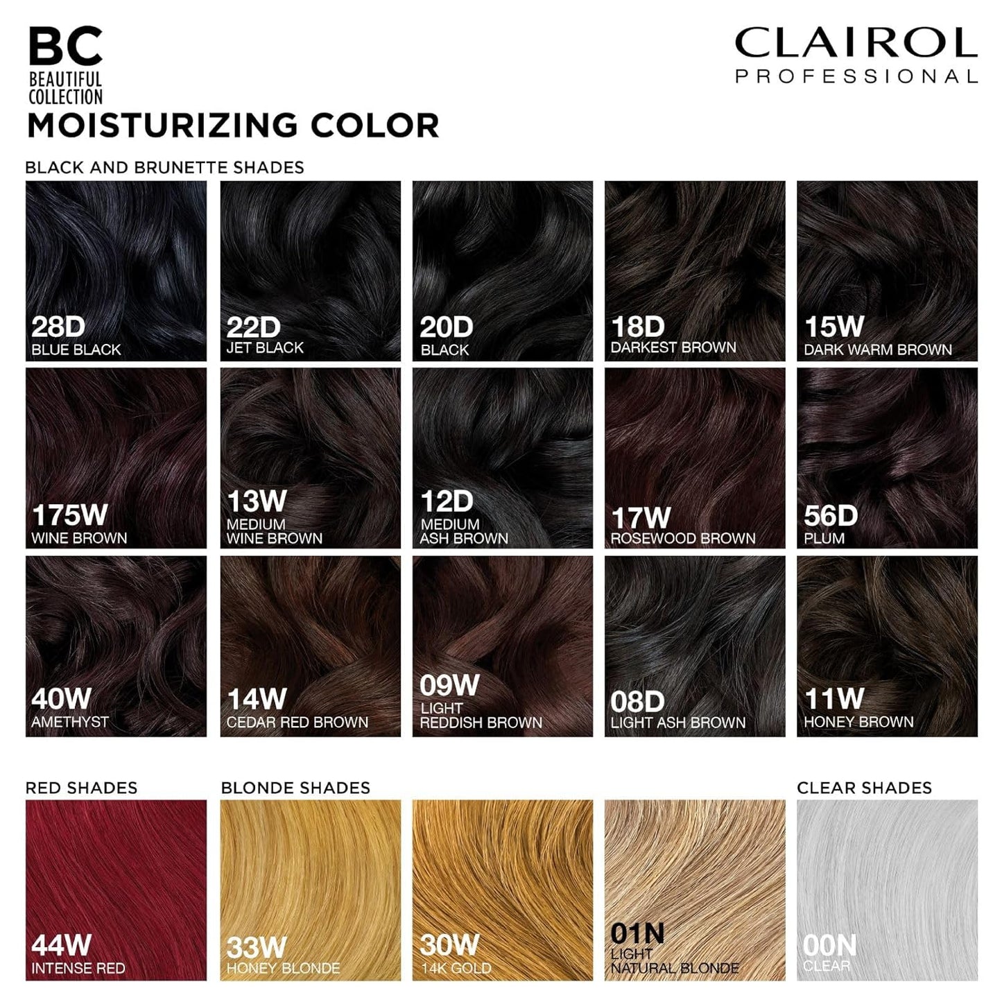 Clairol Professional Hair Color - Beautiful Collection 17W Rosewood Brown, 3 oz. | Vibrant & Long-Lasting