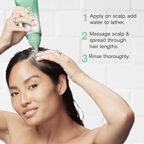 Joico Scalp Vitality Exfoliating Foaming Scrub - Supports Healthy Scalp | Removes Oil & Buildup | 6 Fl Oz