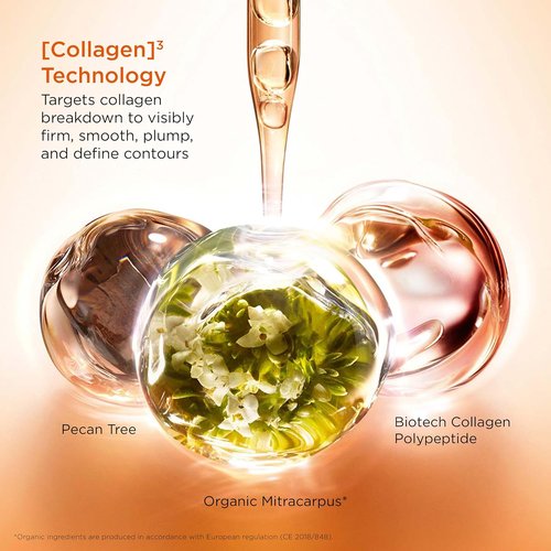 Clarins Extra-Firming Energy Face Moisturizer - 2-in-1 Anti-Aging Cream with Collagen & Niacinamide | Refillable | 1.7 Oz
