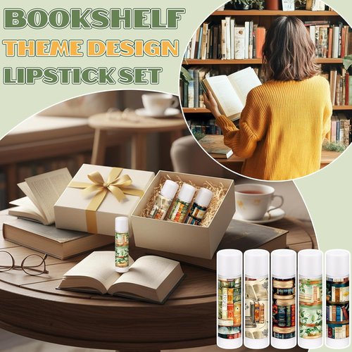 Leelosp Bookish Lip Balms - 25 Pack Gifts for Book Lovers, Librarians & Readers | Perfect for Parties