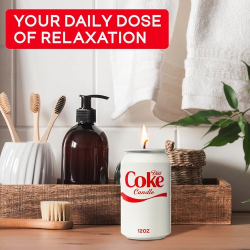 Diet Candle - Real Soda Scented - Unique Gift Idea for Any Occasion - Aesthetic Room Decor