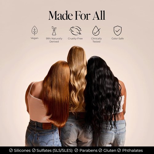 LolaVie Glossing Detangler - 5 oz | Achieve 15x Softer Hair & 99% Flyaway Reduction - Heat Protectant