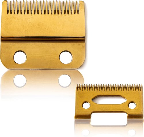 Fagaci Mastery Clipper Replacement Blades - Premium Gold Quality for Precision Grooming