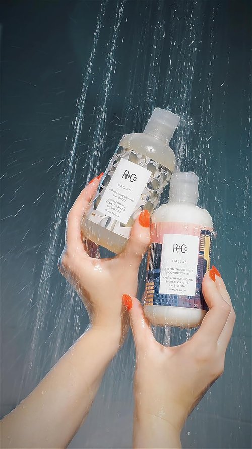 R+Co Dallas Thickening Shampoo - Biotin Infused for Hair Growth, Strengthening & Volume | Vegan & Cruelty-Free