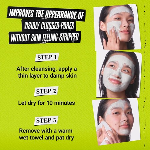 Kiehl's Rare Earth Pore Minimizer Face Mask - Oil Absorbing Formula with Bentonite & Clay | 4.2 fl oz