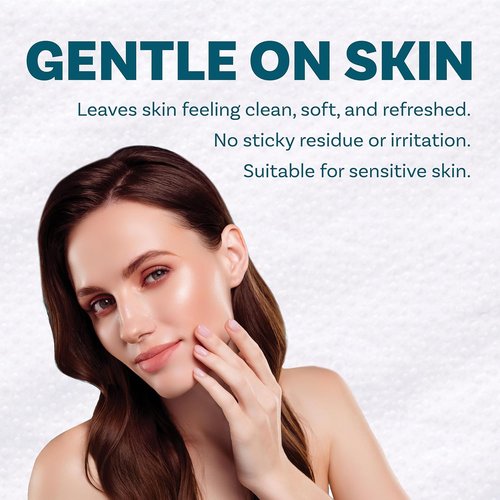 Regine Switzerland Extra Large Bath Wipes - 40 Disposable Body Cleansing Cloths for Adults | Ideal for Gym, Camping & Post Surgery