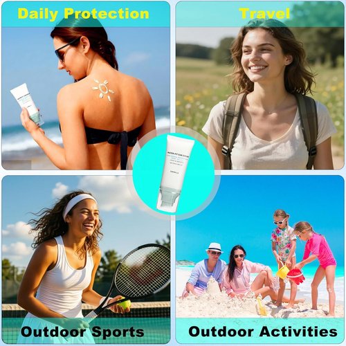 Centella Korean Sunscreen SPF 50+ - Lightweight Mineral Formula for Sensitive Skin | 1.7 oz