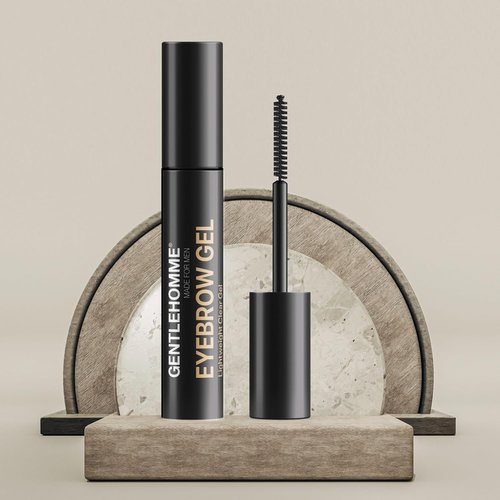 Gentlehomme Eyebrow Gel - Clear Setting Gel with Spiral Brush for Long-Lasting Hold and Enhanced Brows