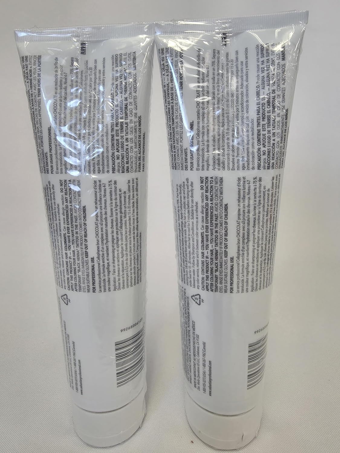 Skiennix Chocolate Brown Cellophane Wrap - Pack of 2 with Comb for Easy Use