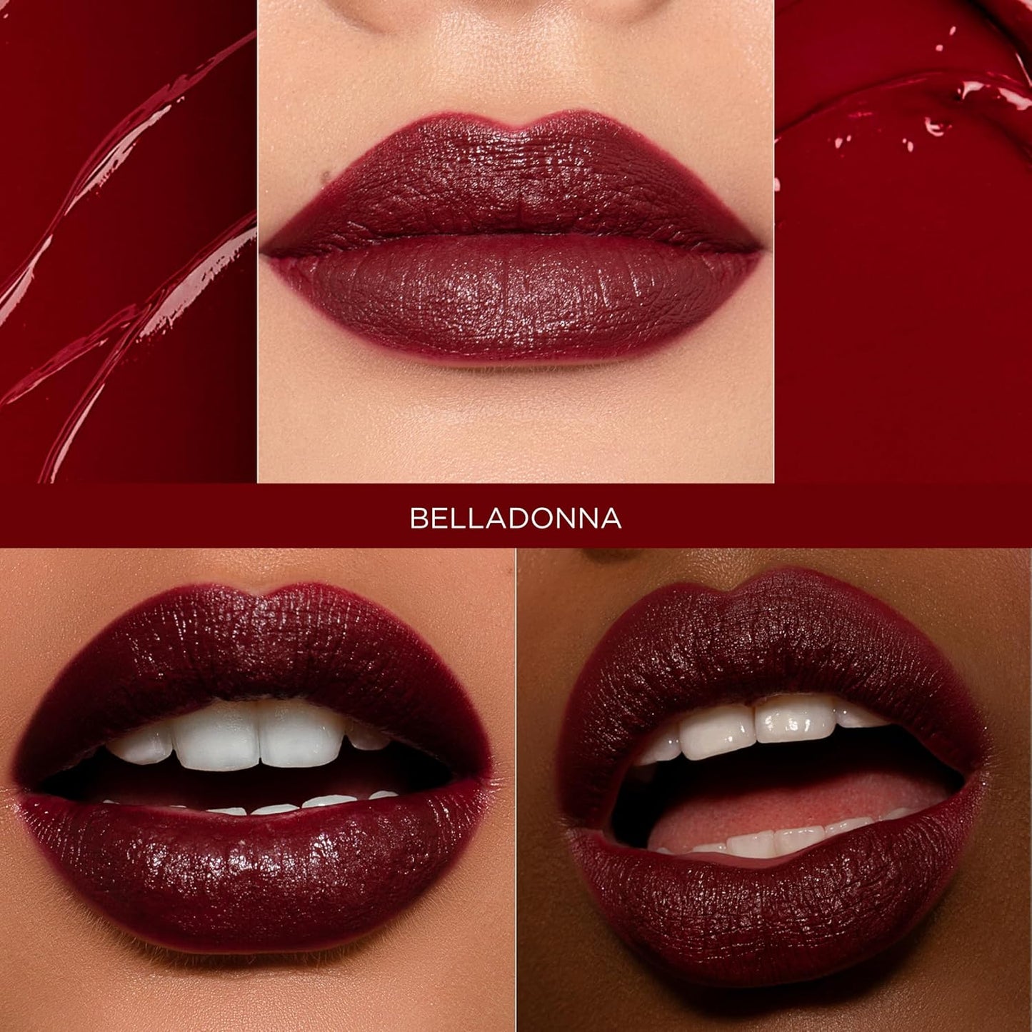 Sigma Beauty Liquid Lipstick - Bold, Luxurious Matte Finish | Clean, Vegan, Cruelty-Free (Belladonna)