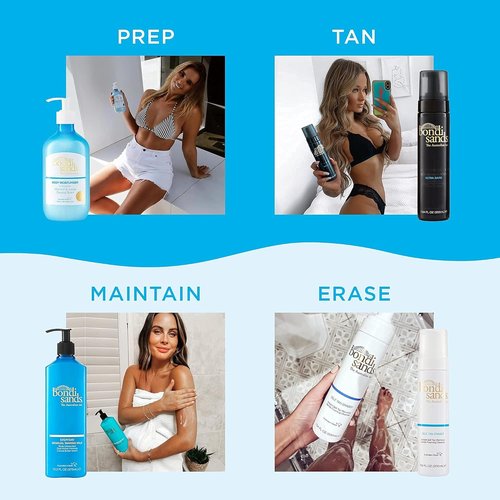 Bondi Sands Ultra Dark Self Tanning Foam - Lightweight Sunless Foam with Reusable Application Mitt