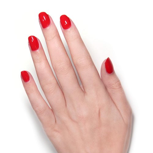 LONDONTOWN Gel Nail Polish - Long Lasting, Chip Resistant Glossy Shimmery Red Orange - 12ml/.40fl oz