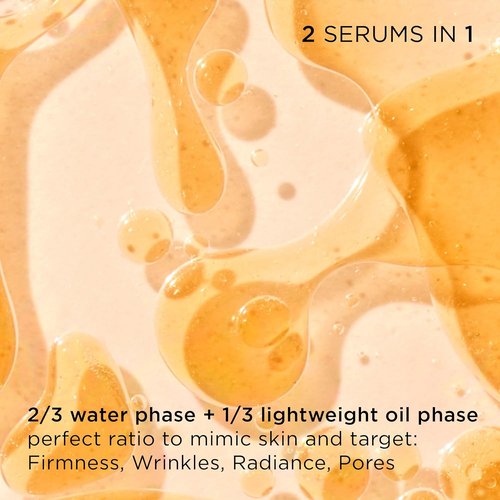 Clarins Double Serum Light Texture - Anti-Aging Serum for Firmness, Smoothness & Radiance | 24H Hydration for Combination to Oily Skin