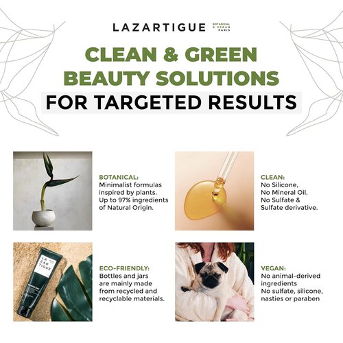 Lazartigue Nourish Shampoo - Intense Hydration with Shea & Babassu Butters | Vegan, 8.4 Fl Oz