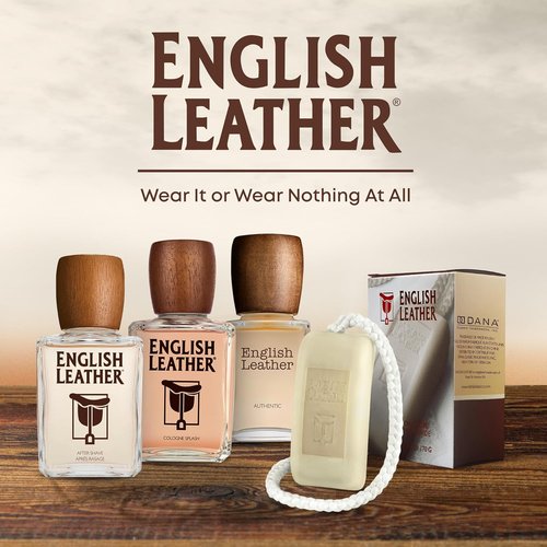 English Leather By Dana - Men's Aftershave 3.4 Ounces | Classic Fragrance for All-Day Freshness