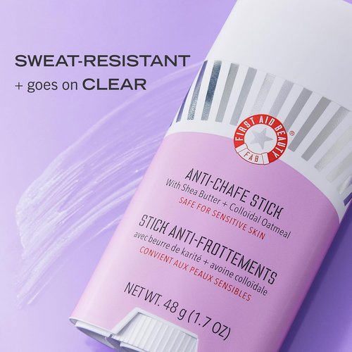 First Aid Beauty - Anti-Chafe Stick | Shea Butter & Oatmeal Formula, Sweat-Resistant, 1.7 oz