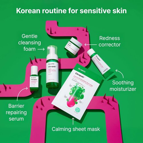 Dr.Jart+ Cicapair Face Mask - Soothing Serum for Sensitive Skin with Centella Asiatica | Korean Skin Care