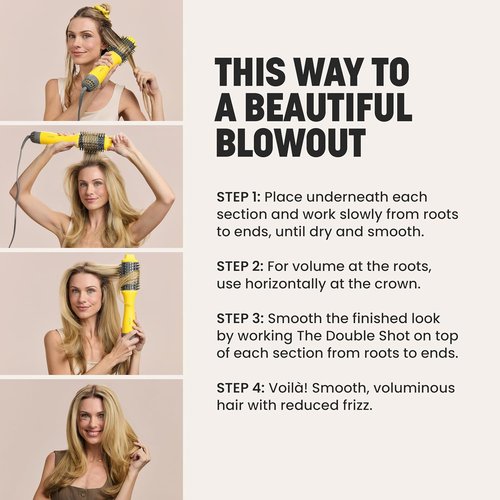 Drybar Blow-Dryer Shot Collection - Fast Blowouts with Volume & Less Frizz | Select Your Ideal Barrel Size