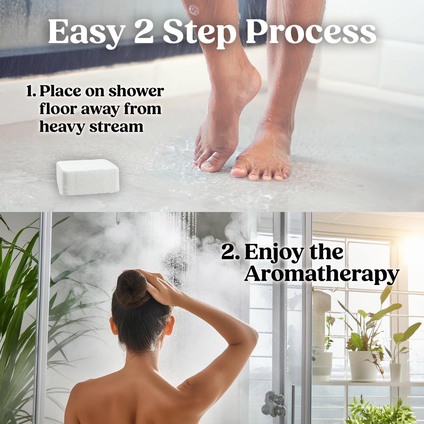 Eucalyptus Shower Steamers Aromatherapy for Women, Shower Bombs Aromatherapy for Women, Vapor Shower Tablets Aromatherapy, Menthol Shower Scent Steamers Cold and Flu, Organic Shower Steamer Gift Set