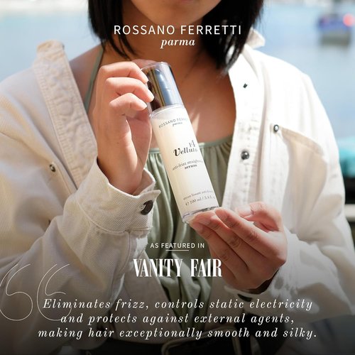 Rossano Ferretti Velluto Straightening Serum - Frizz Control & Hydration for Sleek Finish | 3.4 Fl Oz | Vegan & Cruelty-Free