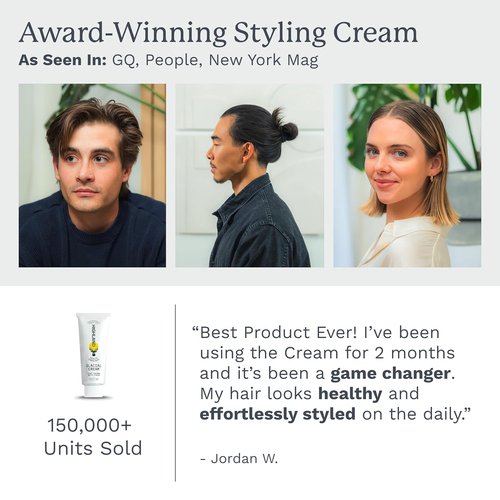 Highland Glacial Cream - Hair Styling Cream for Smooth, Hydrated, and Defined Hair - 2.5 oz