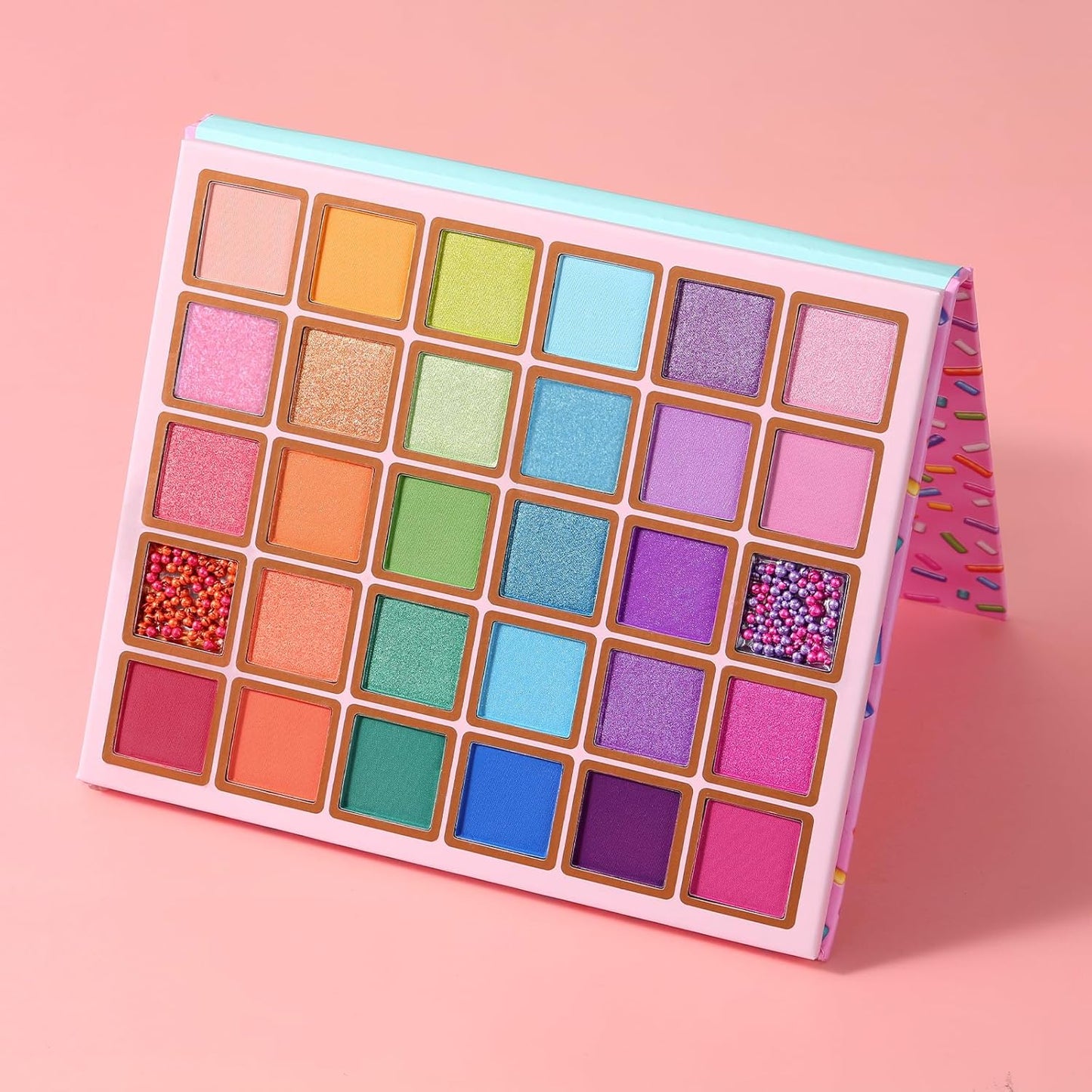 Tintark 30 Colors Eyeshadow Palette - Highly Pigmented Matte & Metallic Shades for Vibrant Eye Makeup