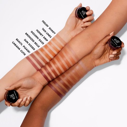 e.l.f. Putty Bronzer - Creamy, Highly Pigmented Formula for Long-Lasting Glow | Infused with Argan Oil & Vitamin E, 0.35 Oz