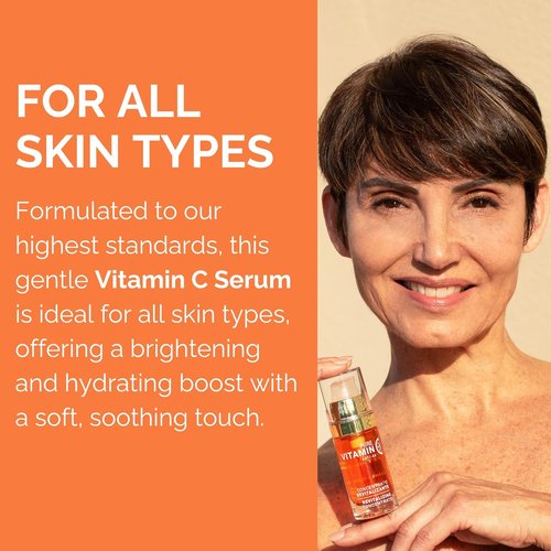 Noche Y Dia Vitamin C Serum - Anti-Aging Hydration for Mature Skin - Targets Sun Spots & Wrinkles - 30mL (1 fl oz)