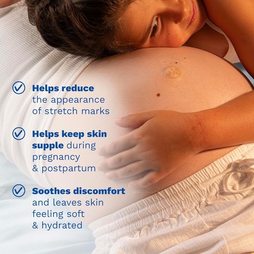 Mustela Certified Organic Maternity Lotion - Multi-Purpose Care for Pregnancy & Postpartum - Stretch Marks & Skin Comfort - Unscented & Safe for Moms and Babies