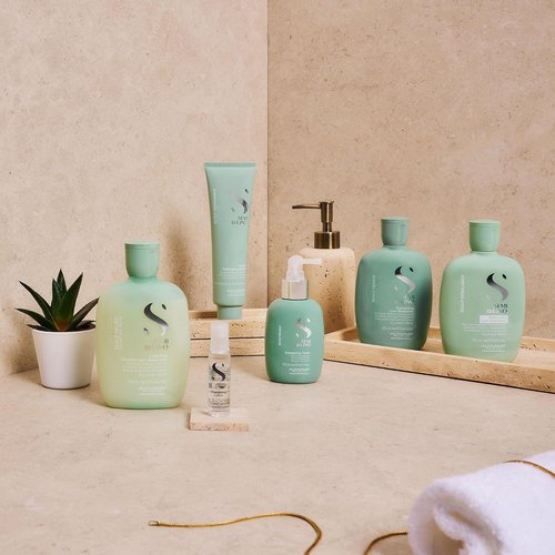 Alfaparf Milano Semi Di Lino Scalp Renew Shampoo - Sulfate-Free Formula for Thinning Hair - Professional Salon Quality