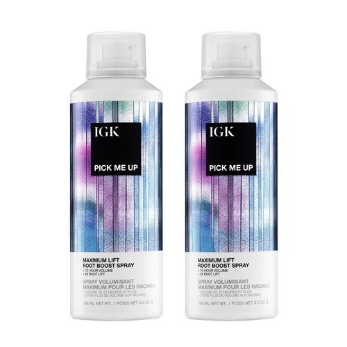 IGK Pick Me Up 2-Pack – Volumizing Dry Shampoo for Fresh, Clean, and Fuller Hair
