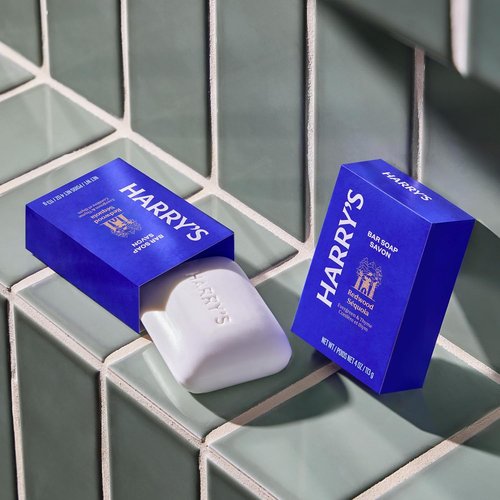 Harry's Bar Soap for Men - Redwood Scent, 4 oz Body Soap Bars | 2 Pack for Fresh Clean