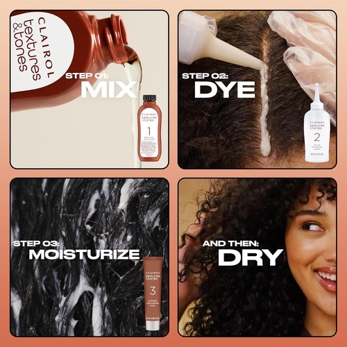 Clairol Textures & Tones Permanent Hair Dye - 2N Mocha Brown Color | Single Pack