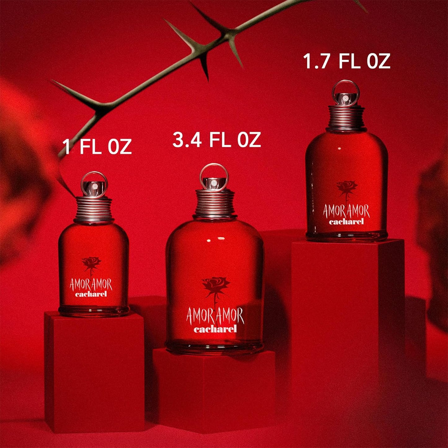 Cacharel Amor Amor Eau de Toilette for Women - Fruity Vanilla & Blackcurrant Perfume | Sweet, Sensual & Romantic Fragrance