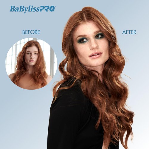 BaBylissPRO Nano Titanium Oval Barrel Curling Wand for All Hair Types