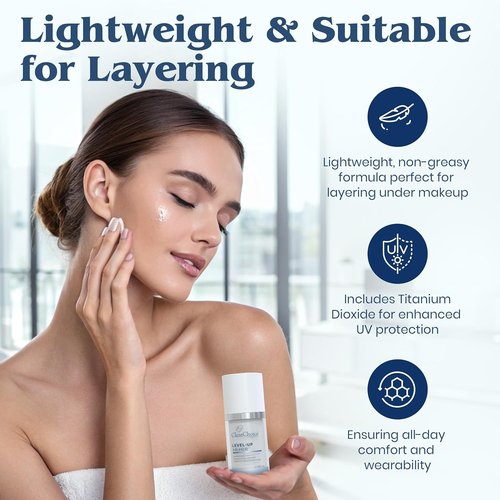 Clear Choice Level-Up Primer 1.7oz - Lightweight Antioxidant Face Primer for Hydration & Smooth Makeup Application