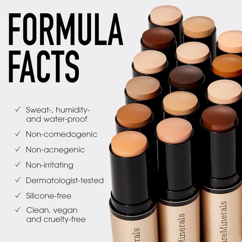 bareMinerals Complexion Rescue Skin Tint Stick - Lightweight, Buildable Coverage & 24HR Hydration | Vegan & Cruelty-Free