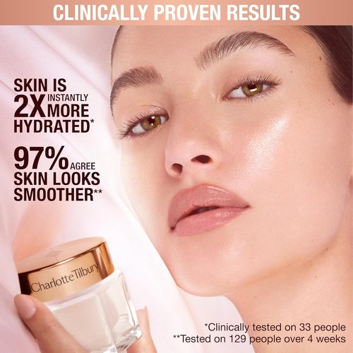 Charlotte Tilbury Iconic Magic Mini Skin Care Set - Travel Size Hydrating Serum & Cream with Gua Sha for Youthful Glow