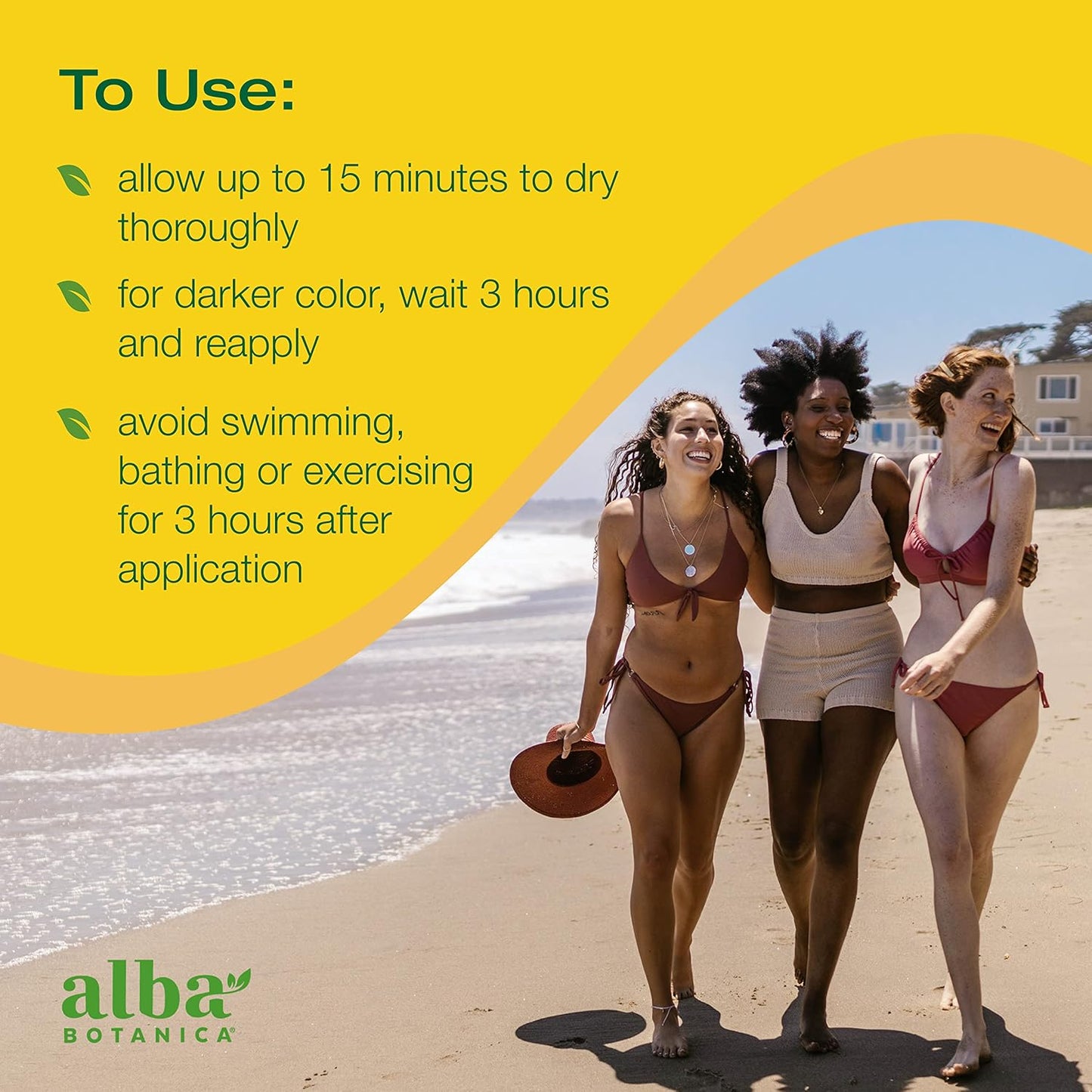 Alba Botanica Sunless Tanner - Gradual Bronzing Moisturizer with Vitamin C & Shea Butter | 4 Oz