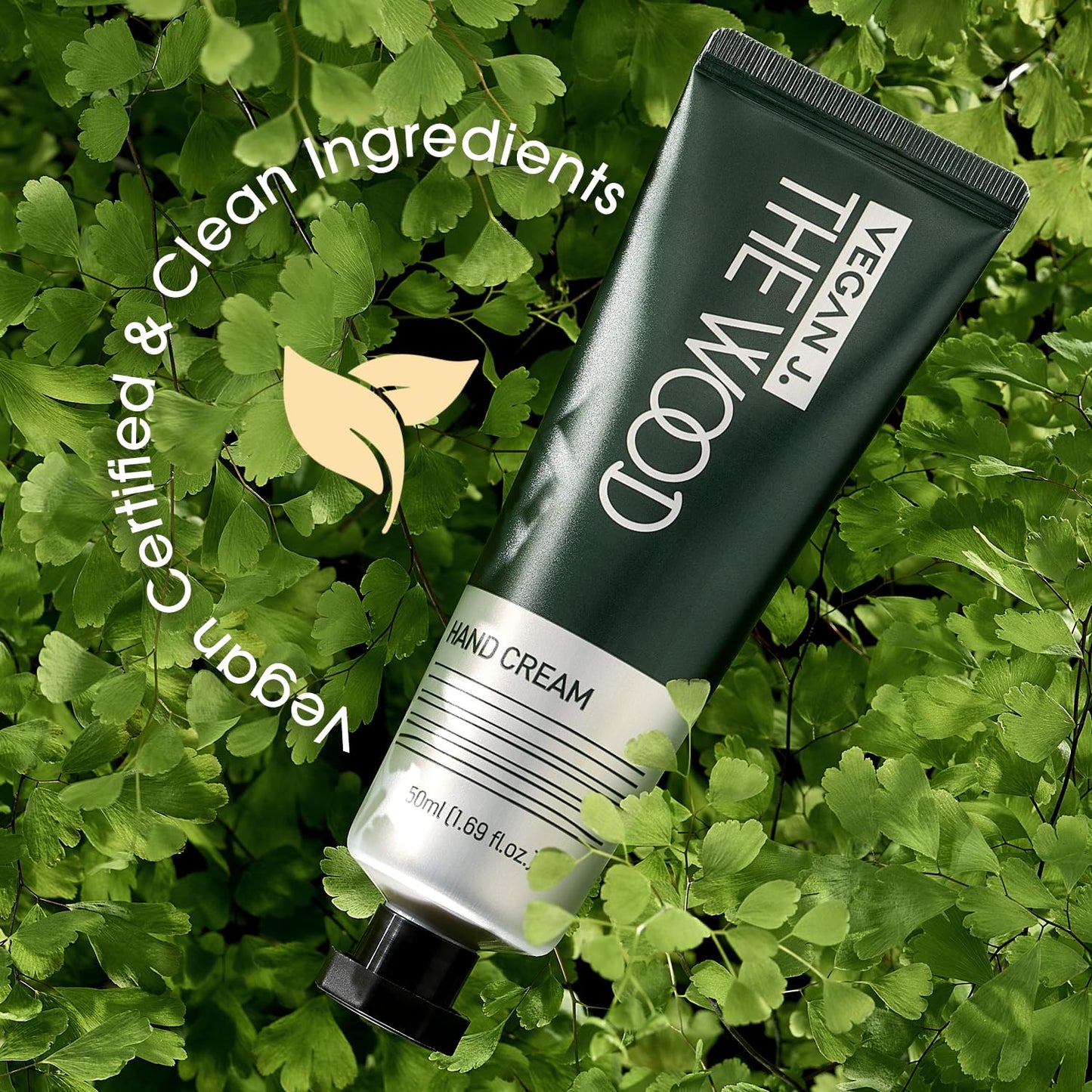Wood Hand Cream - Deep Hydration with Shea Butter | Fast-Absorbing, Non-Sticky & Vegan (1.69 fl. oz.)