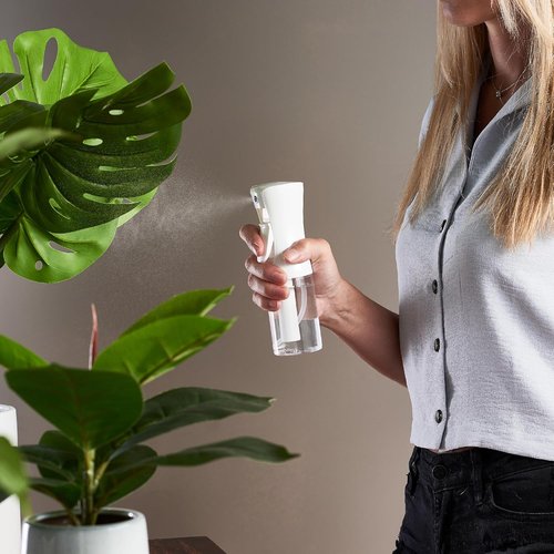 Continuous Spray Bottles - Ultra Fine Mist Hair & Cleaning Sprayer | 2 Pack 6.8 OZ / 200 ML