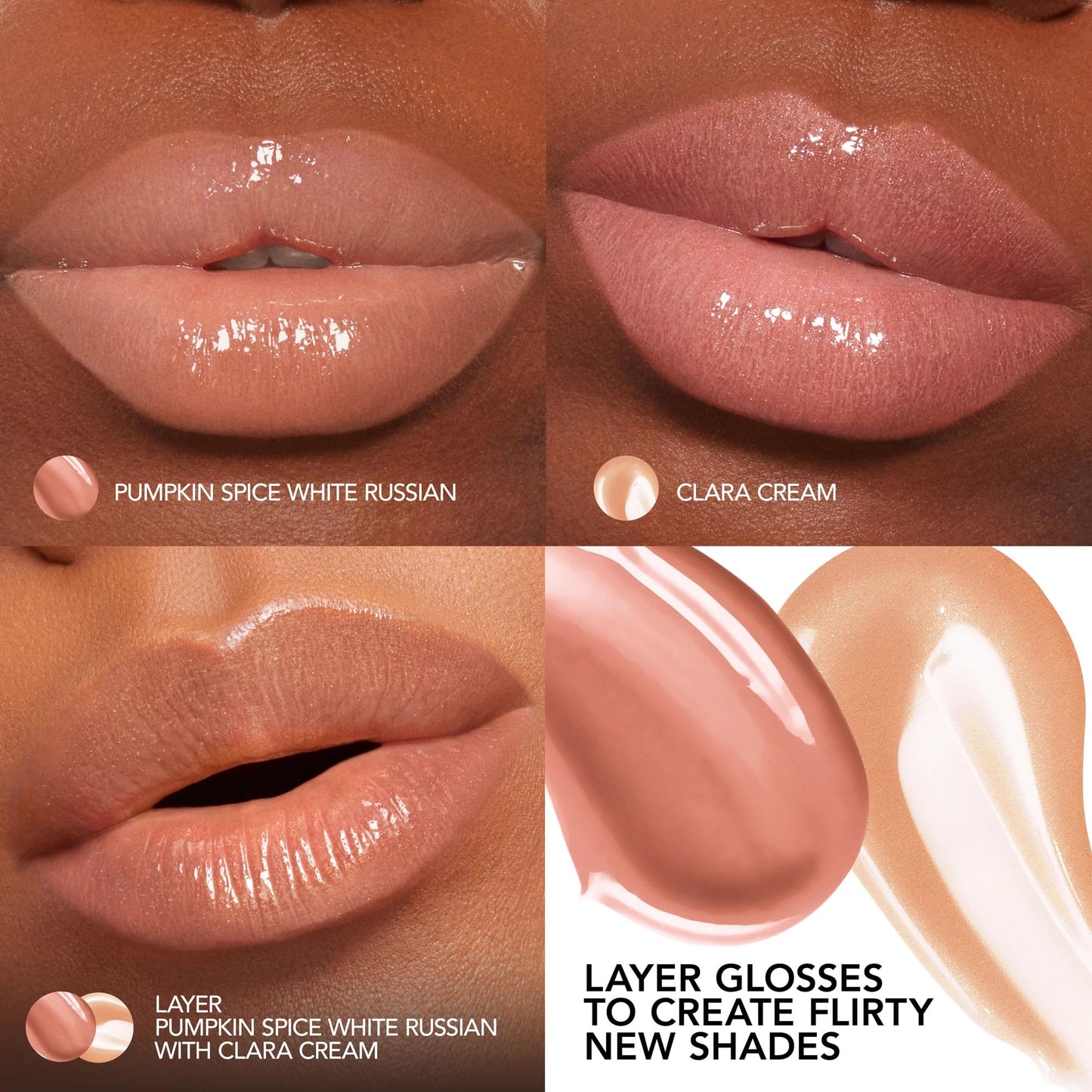 BUXOM Full-On Plumping Lip Cream, Pumpkin Spice White Russian