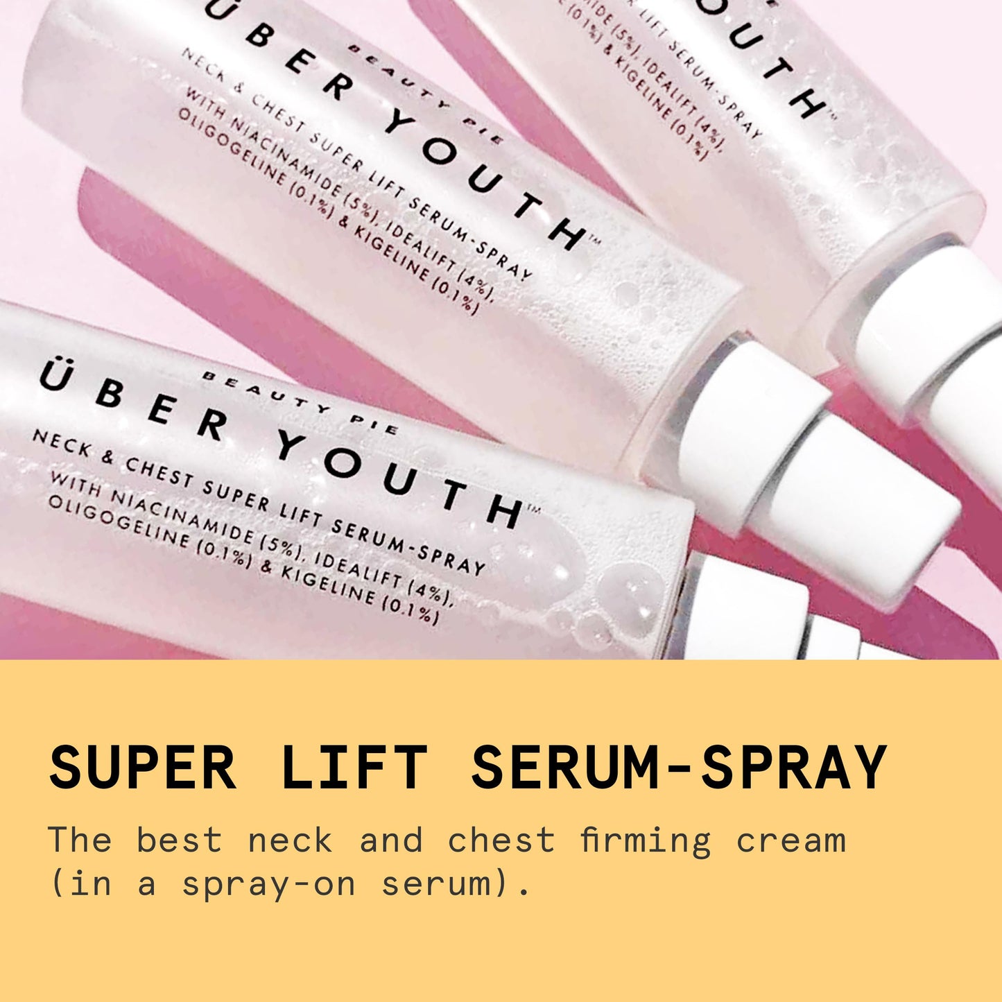 Beauty Pie Über Youth Neck & Chest Super Lift Serum-Spray For Anti-Aging, Smoothing, Softening & Hydrating