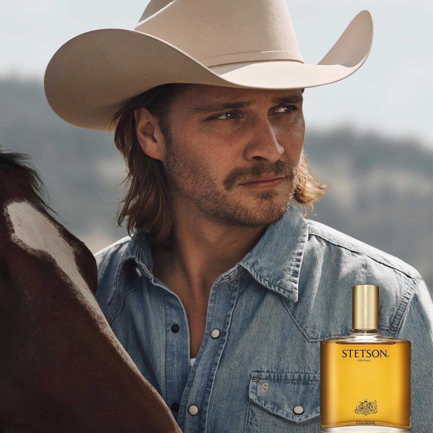Stetson Original Cologne for Men - Classic Woody Aroma with Citrus, Patchouli & Tonka Bean - 1.5 Fl Oz