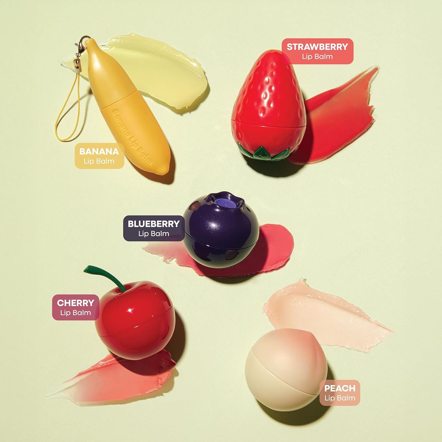 TONYMOLY Mini Peach Lip Balm, Moisturizing & Hydrating Korean Lip Care, Long-Lasting Travel-Friendly Formula with Peach Scent, Giftable Lip Care