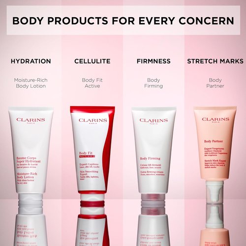Clarins Moisture-Rich Body Lotion - Intense Hydration & Nourishment | Non-Greasy, Fast Absorbing | 88% Natural Ingredients | Ideal for Dry Skin